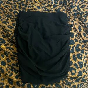 Black scruncky slinky skirt